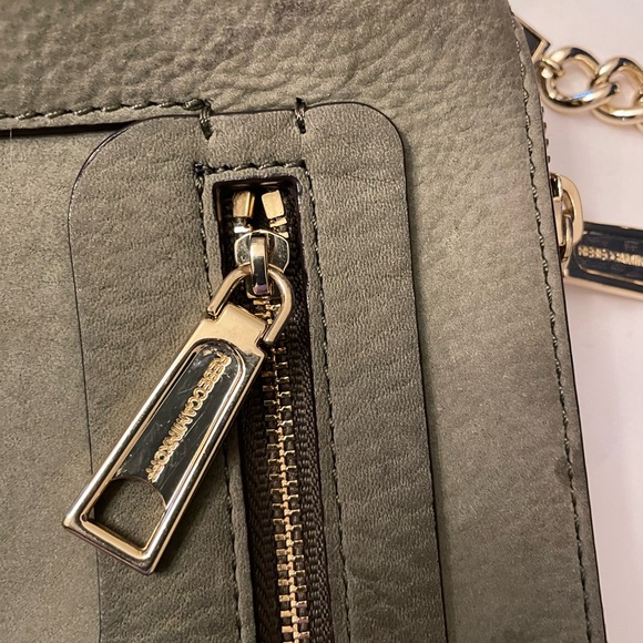 Rebecca Minkoff olive green suede purse - Picture 8 of 12